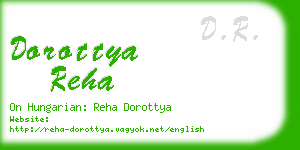 dorottya reha business card